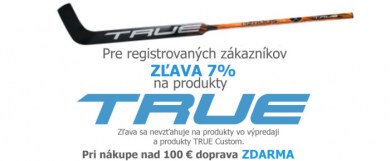 TRUE, hokejové, brankárske, kompozitové, hokejky